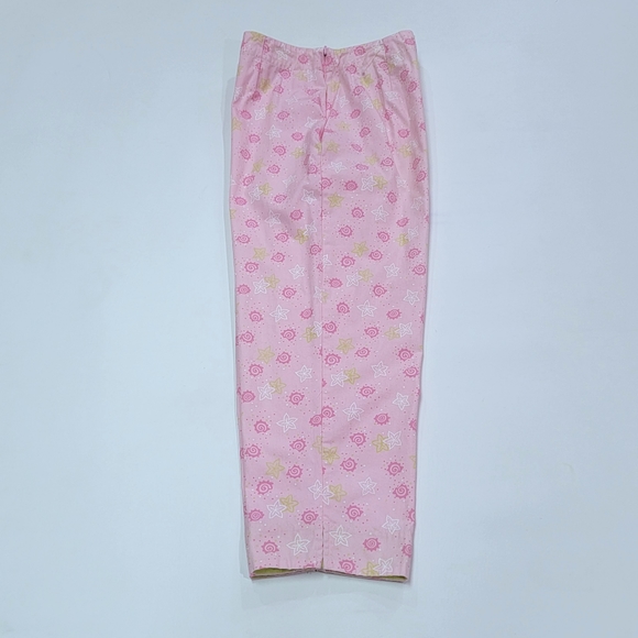 DAVID BROOKS 🍥 Sweet Vintage Hi-Waist Pink|Lime Green|White Seashell Capris 4 - Picture 4 of 16